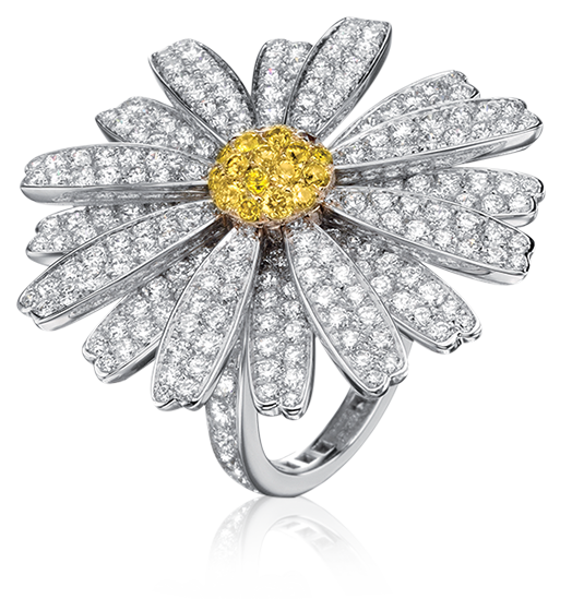 Daisy love ring - tabbah jewelry