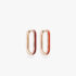 B-Glam Chromatic Reversible Single Earring in Yellow Gold and Red Enamel, Mini