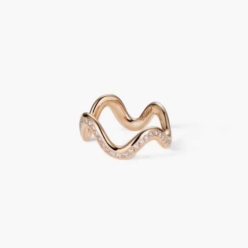 Aquatica Ultimate Ring in Rose Gold with Pavé Diamonds