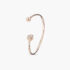 Beret Glam Open Bangle Ultimate in Rose Gold Pavé Diamonds
