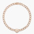 Beret Enchainé Necklace in Rose Gold with Diamonds