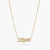Talisman Love Necklace in Rose Gold with Pavé Diamonds, Large