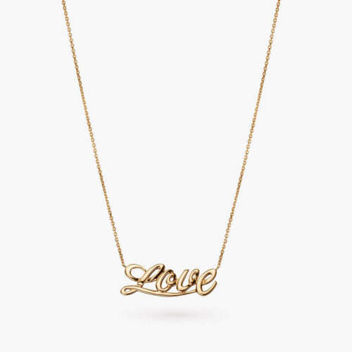 Talisman Love Necklace in Rose Gold, Large