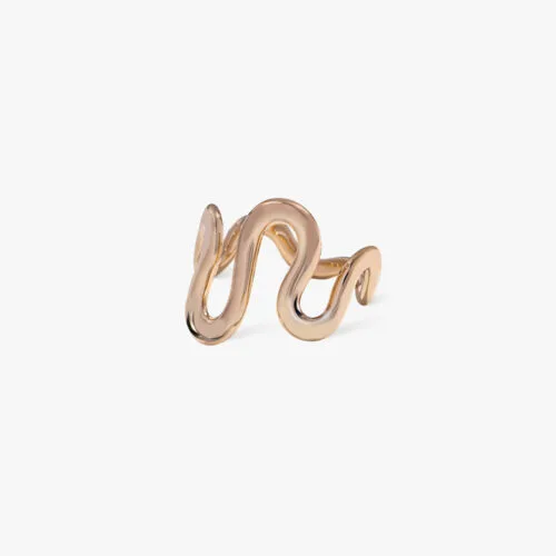 Aquatica Mini Wave Ring in Yellow Gold