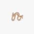 Aquatica Mini Wave Ring in Yellow Gold Spotted with Diamonds