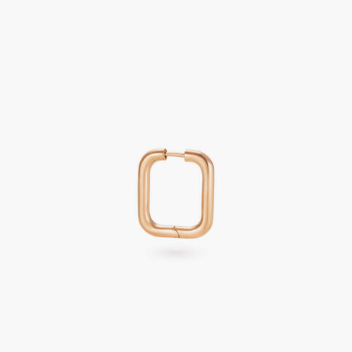 B-Glam Square Earring in Rose Gold, Mini