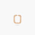 B-Glam Square Earring in Rose Gold, Mini