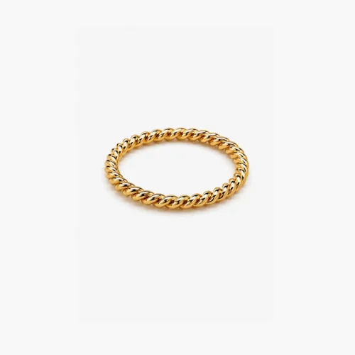 Sail Away Capri Glam Ring in Yellow Gold