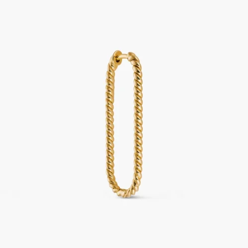 Sail Away Capri Medium Glam Single Medium Earring in Yellow Gold
