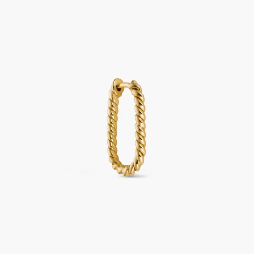 Sail Away Capri Small Glam Single Small Earring in Yellow Gold
